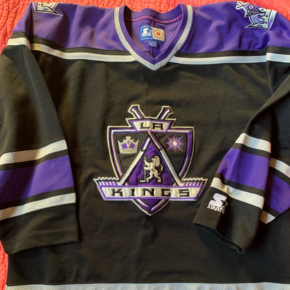 LA Kings Youth L/XL vintage jersey